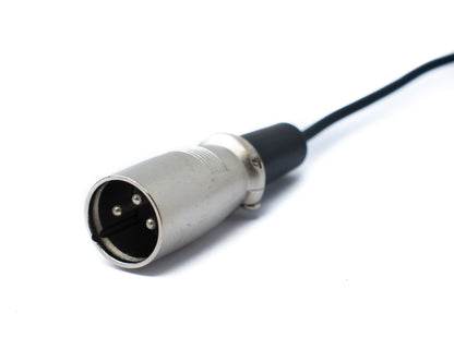 SYSTEM-S Audio Kabel 50 cm Mini XLR 3 polig Buchse zu XLR 3 polig Stecker Schwarz - DREIKS
