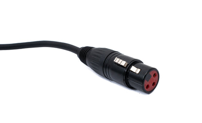 SYSTEM-S Audio Cable 3 m XLR 3-pin female to female in black