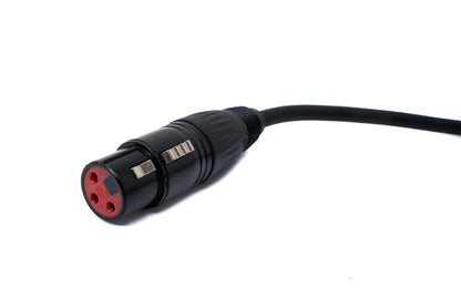 SYSTEM-S Audio Cable 3 m XLR 3-pin female to female in black