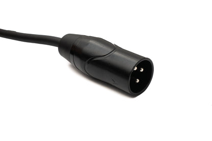 Audio Kabel 15 m XLR 3 Pin Stecker zu Buchse in Schwarz | System-S