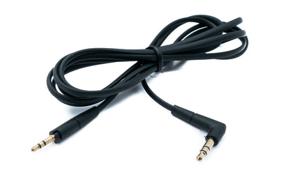 SYSTEM-S Audio Jack Cable 150 cm 3.5 mm TRS Male to Male Angled AUX Black