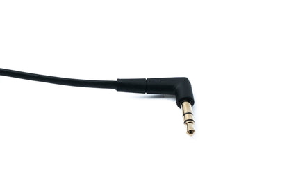 SYSTEM-S Audio Jack Cable 150 cm 3.5 mm TRS Male to Male Angled AUX Black