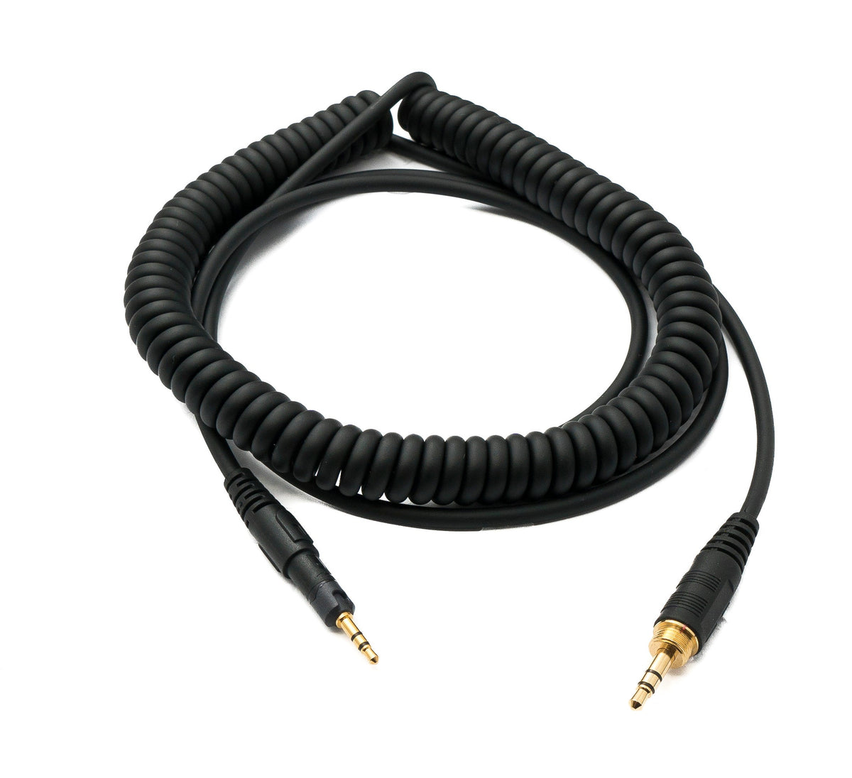 SYSTEM-S Audio Replacement Cable 2 m AUX Jack Spiral for Audio Technica ATH M70x M60X M50x M40x