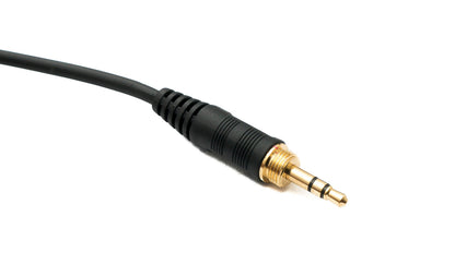 SYSTEM-S Audio Replacement Cable 2 m AUX Jack Spiral for Audio Technica ATH M70x M60X M50x M40x