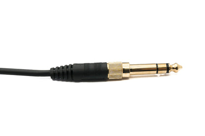 SYSTEM-S Audio Replacement Cable 2 m AUX Jack Spiral for Audio Technica ATH M70x M60X M50x M40x
