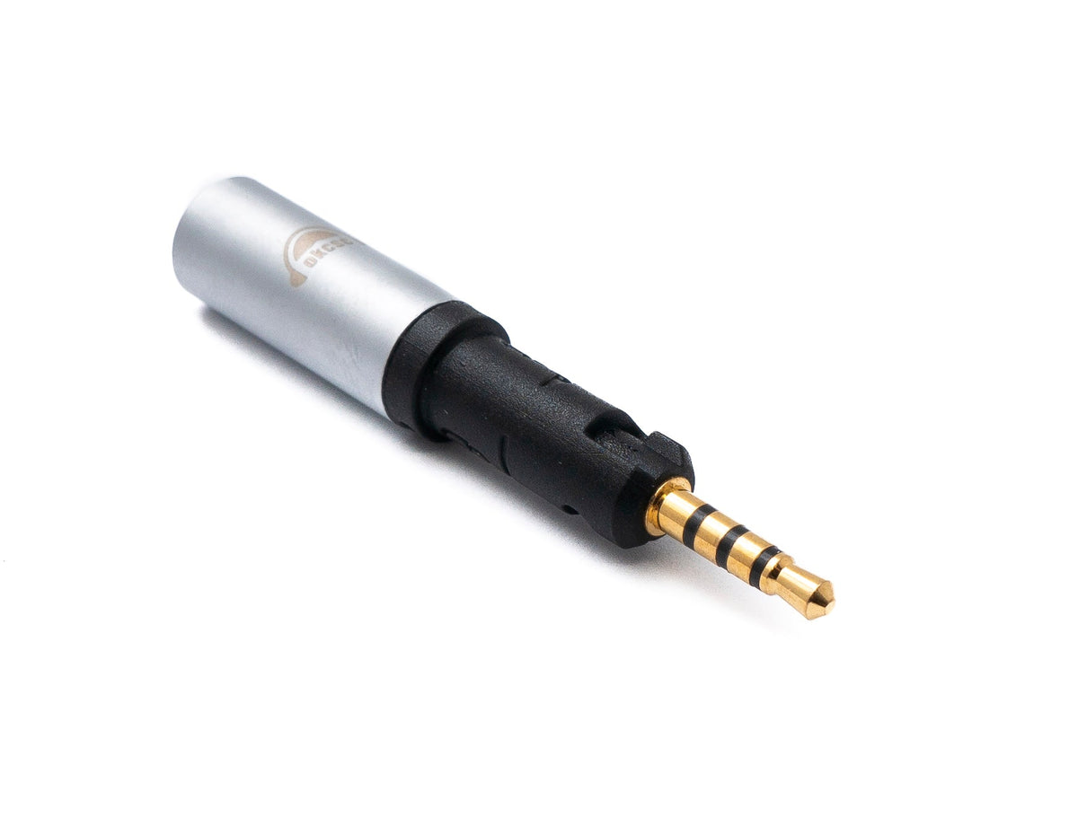 Audio Adapter AUX Klinke 2.5 mm Stecker zu 3.5 mm Buchse für Audio Technica ATH Sennheiser HD5XX | System-S