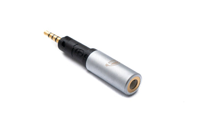 Audio Adapter AUX Klinke 2.5 mm Stecker zu 3.5 mm Buchse für Audio Technica ATH Sennheiser HD5XX | System-S