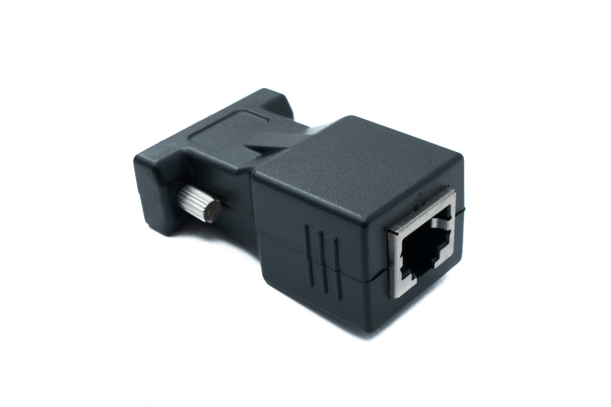 SYSTEM-S Ethernet VGA over IP converter 2x VGA plug to LAN RJ45 socket 20m range