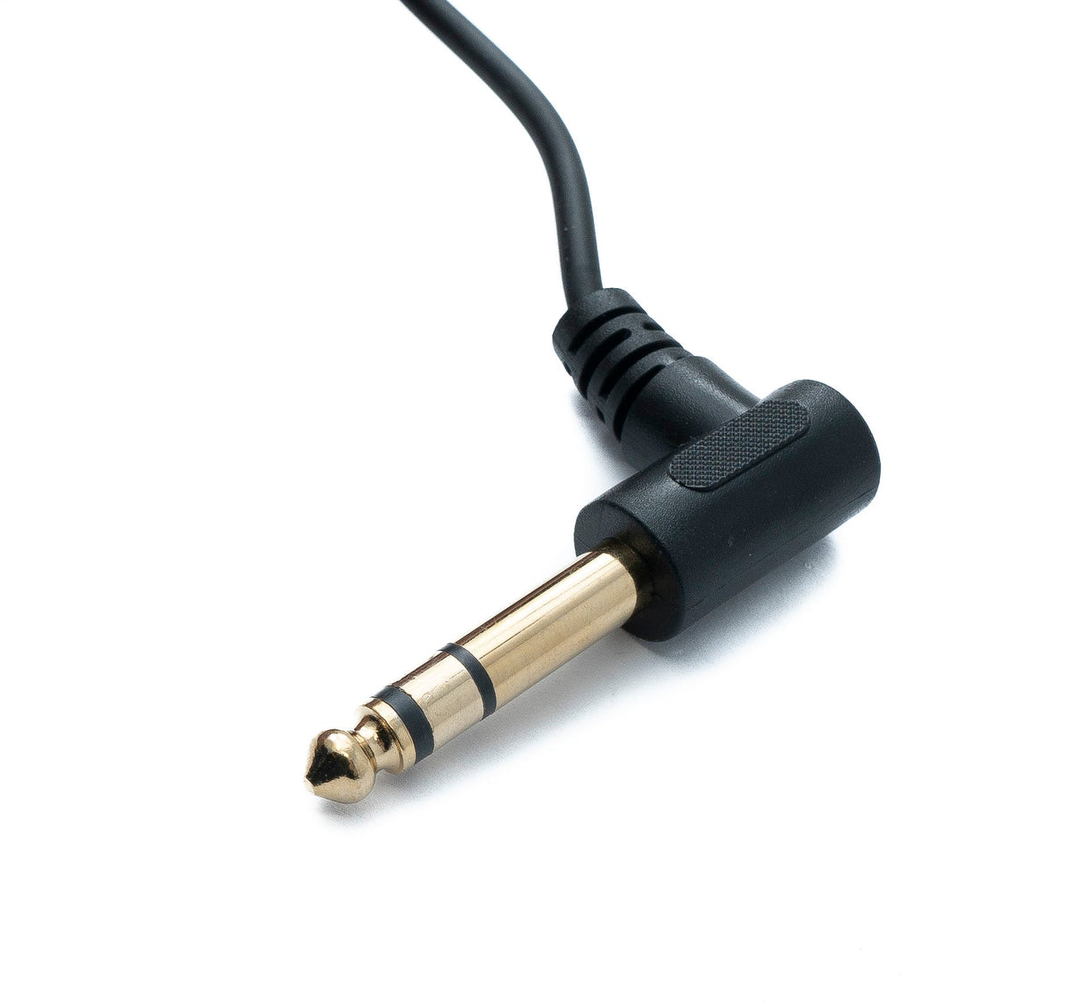 SYSTEM-S Audio Cable 180 cm Stereo TRS 6.35 mm jack plug to 3.5 mm plug angled