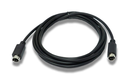 S-Video Kabel 3 m Din 4 Pin Stecker zu Stecker in Schwarz | System-S