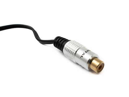 Y Cinch RCA Kabel 25 cm 1 polig Buchse zu 2x Buchse Audio in Schwarz | System-S