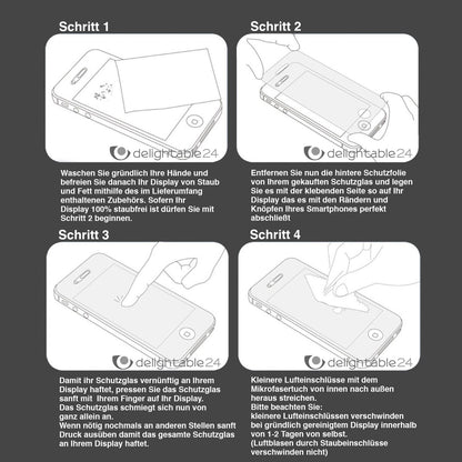 NALIA Schutzglas kompatibel mit Huawei Honor 7, Full-Cover Displayschutz Handy-Folie, 9H Härte Glas-Schutzfolie Bildschirm-Abdeckung Schutz-Film Phone HD Screen Protector Tempered Glass - Transparent
