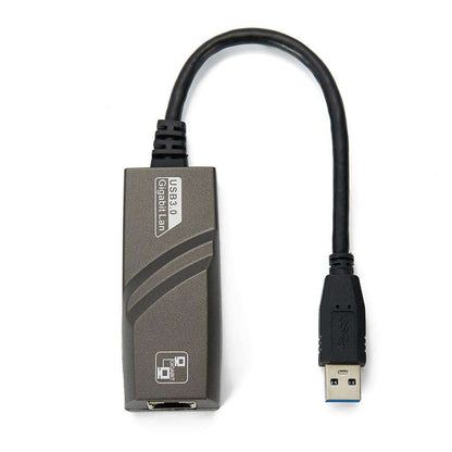 10/100/1000 Mbit/s Gigabit-Ethernet-USB3.0-zu-RJ45-Netzwerkadapter USB-LAN-Adapter