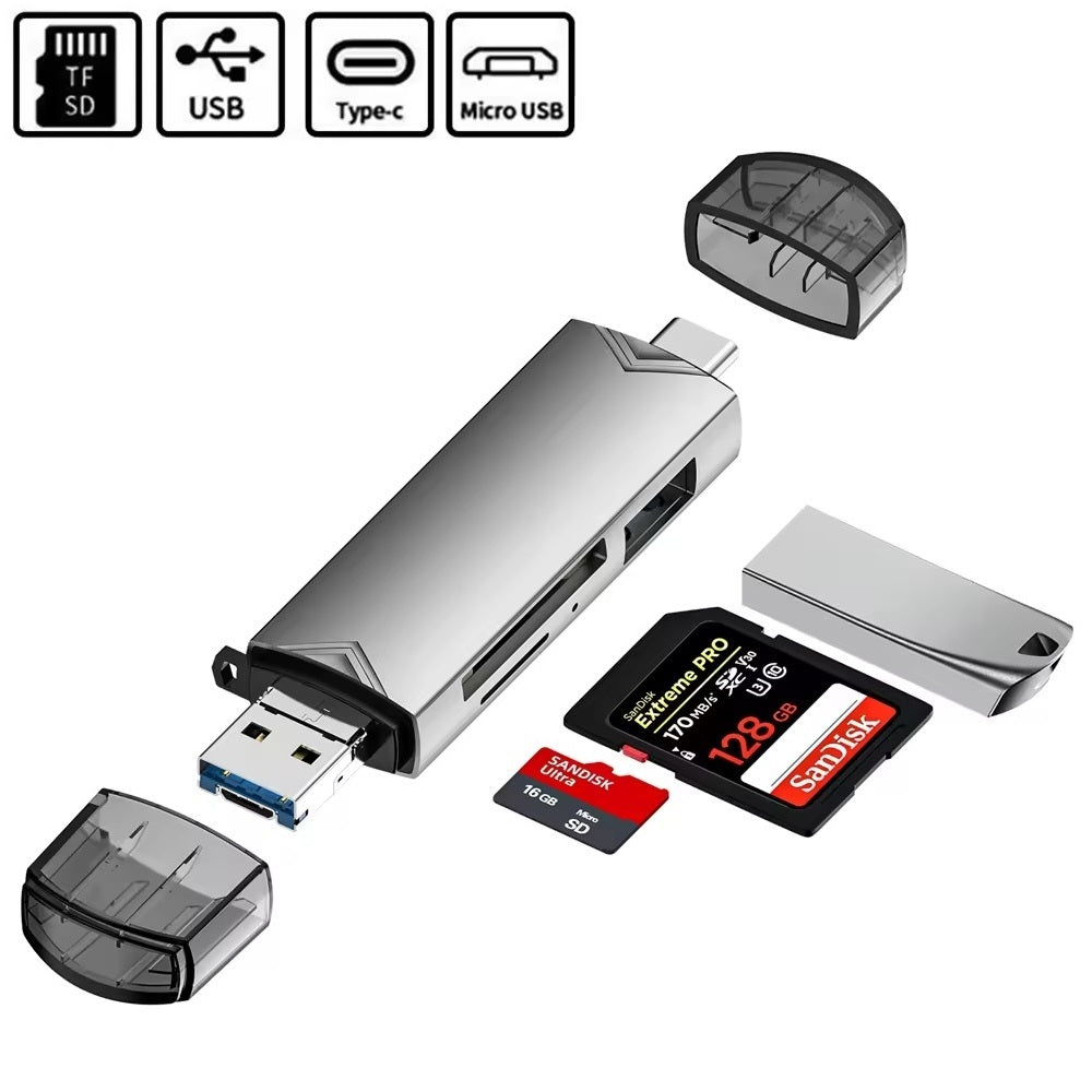 Memory Card Reader USB 3.0 SD Card Reader USB-A USB-C