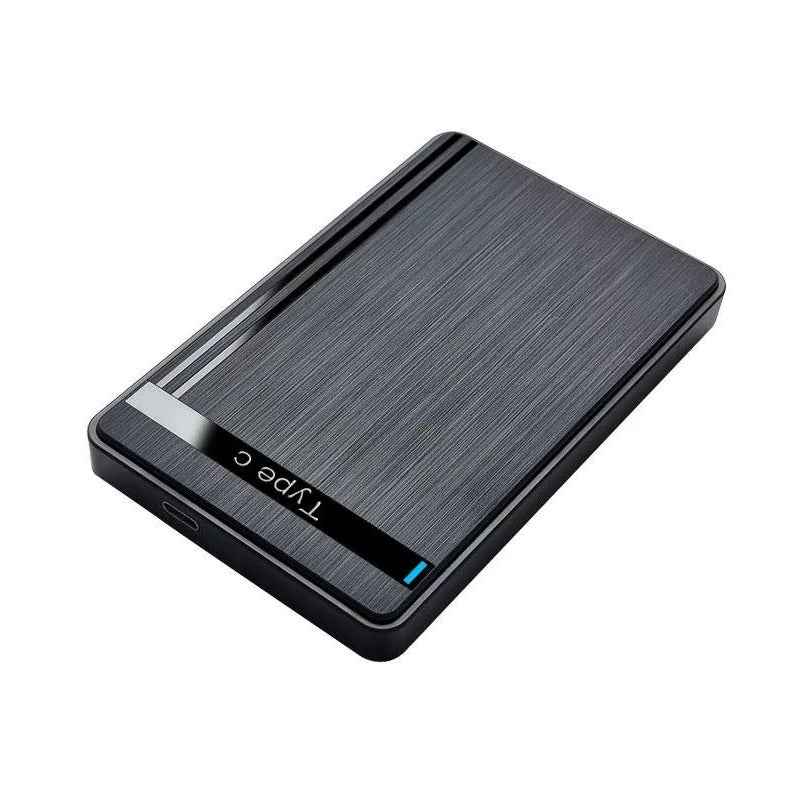 Externes Festplattengehäuse 2.5 Zoll USB 3.1 USB-C SATA HDD SSD Case Gehäuse - DREIKS