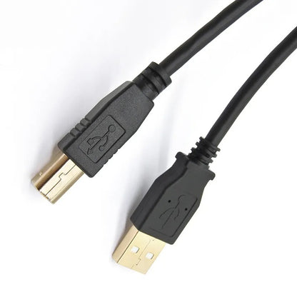 Printer Cable USB 2.0 Scanner Cable USB-A Male to USB-B Male Cable 3m Gold Plated