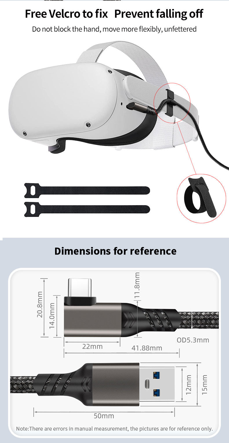 90° USB-A Male to USB-C Male Cable 10Gbps USB 3.2 Quick Charge QC 60W 3A