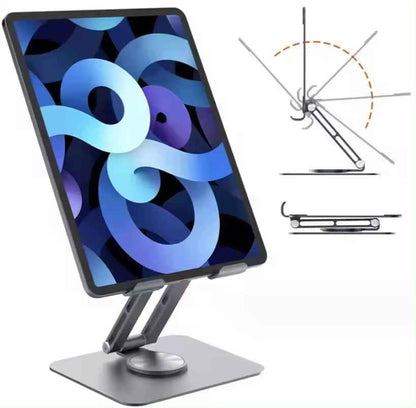 Tablet Ständer Halterung 360° Drehung Aluminium unterstützt Tablets bis 12 Zoll - DREIKS