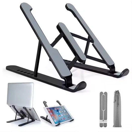 Laptop Stand Foldable Stand Notebook Stand Holder Angle Adjustable Plastic plus Metal