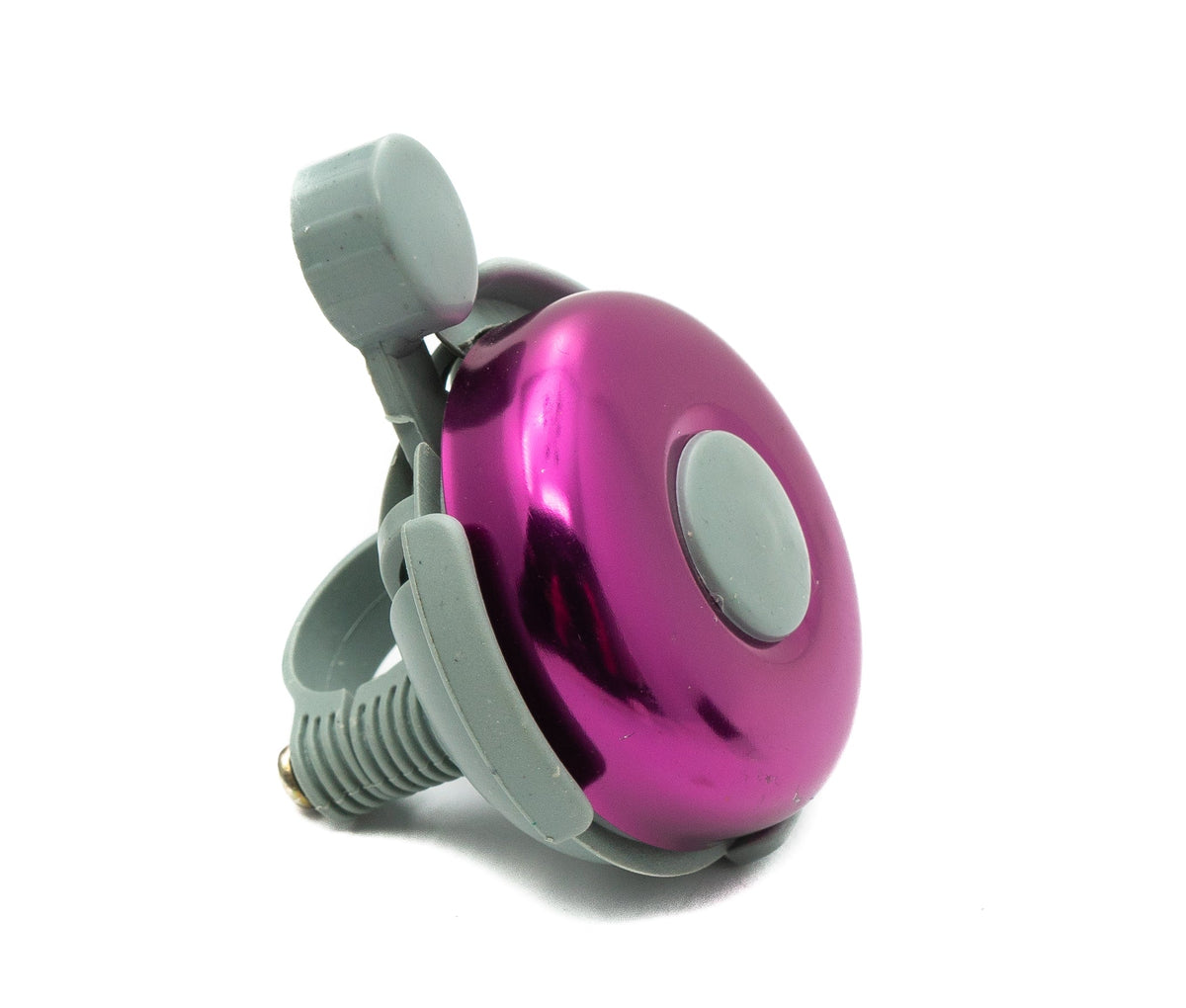 SYSTEM-S bicycle bell shiny in retro look made of aluminum in purple