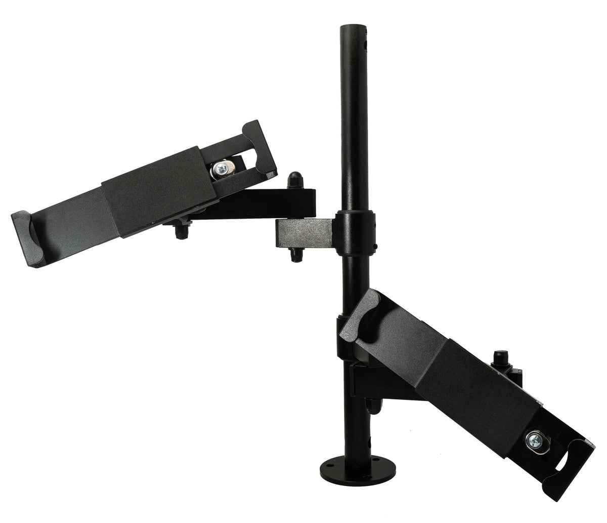 SYSTEM-S table stand dual 360° holder lockable for tablets from 9.0" to 13.0"