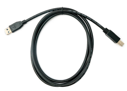 SYSTEM-S USB 3.0 cable 150 cm type B male to A male in black