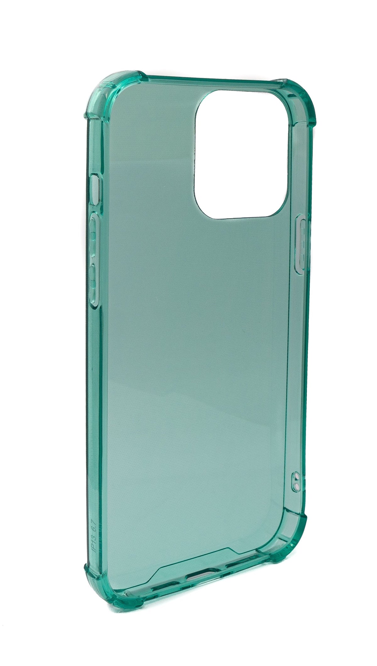 Schutzhülle aus Silikon in Grün Transparent Hülle für iPhone 13 Pro Max | System-S