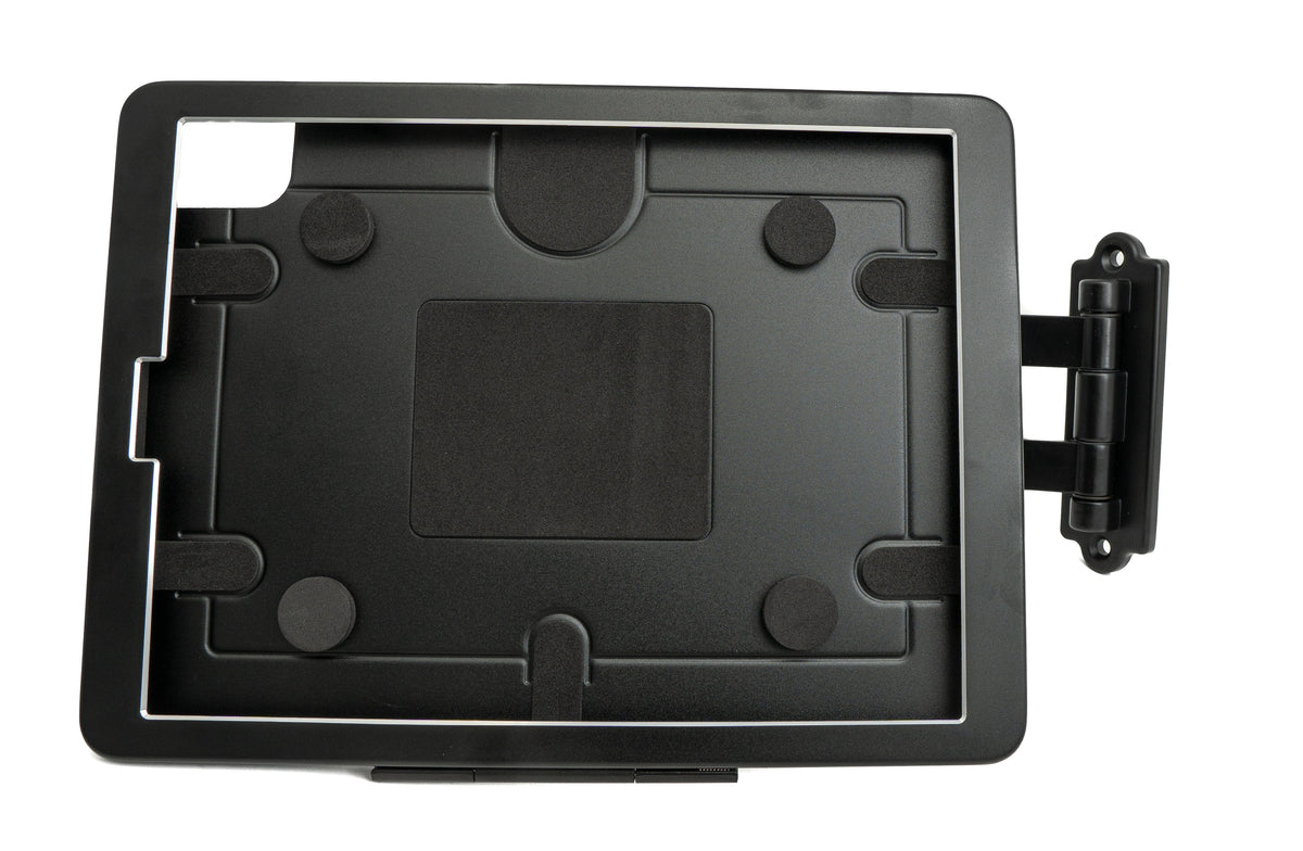 SYSTEM-S wall mount lockable 360° for iPad Pro 12.9" 2018 2020 2021 in black