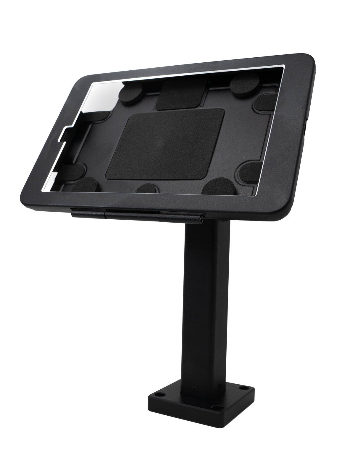 Wandhalterung 360° Tischständer abschließbar für iPad Mini 6 (2021) in Schwarz | System-S