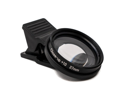 Makro Linse Set Zoom Close Up Filter Kit mit Clip Tasche in Schwarz | System-S