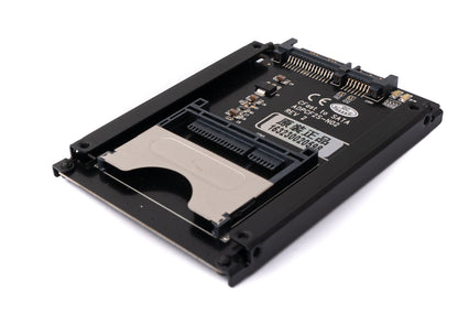 SYSTEM-S CFast Card 2.5 to SATA 22Pin to 2x USB 3.0 2.0 Type A connector for HDD SSD 