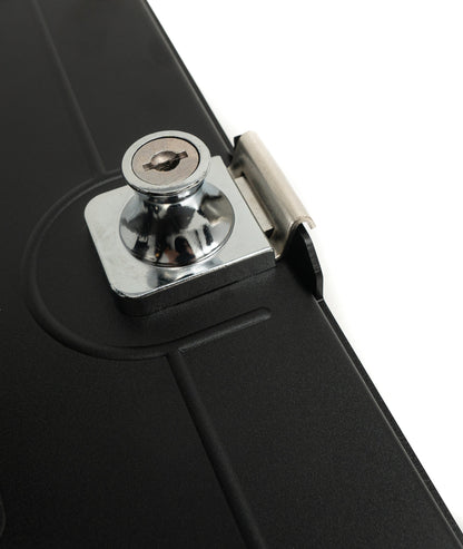 Wand Halterung abschließbar 360° für iPad Pro 12.9" 2018 2020 2021 2022 in Schwarz | System-S