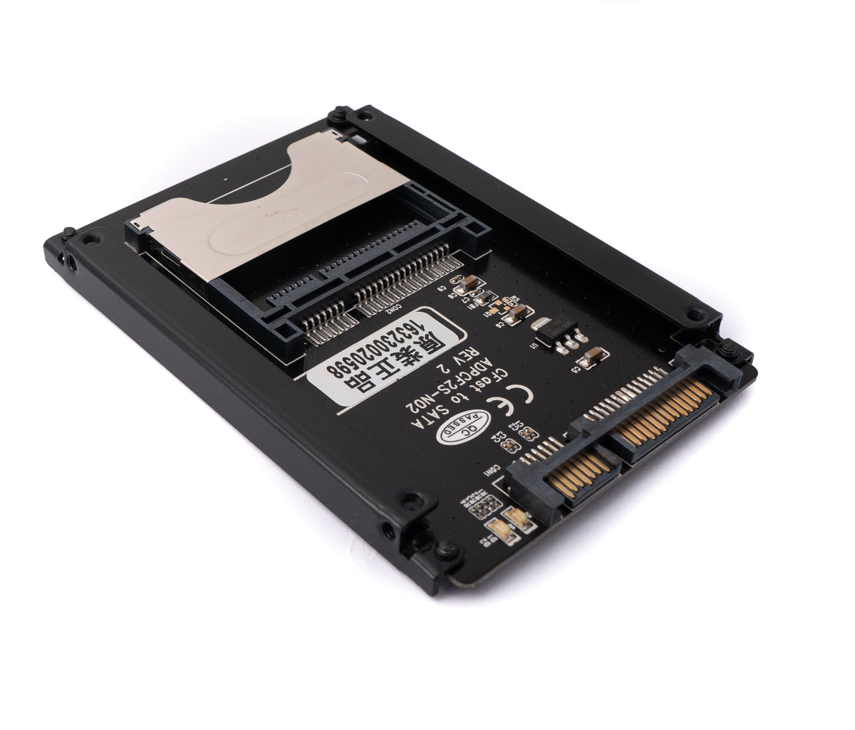 SYSTEM-S CFast Card 2.5 to SATA 22Pin to 2x USB 3.0 2.0 Type A connector for HDD SSD 
