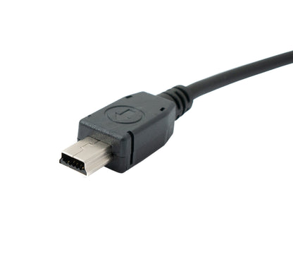 USB 2.0 Kabel 30 cm Mini B Stecker zu Typ A Stecker I SYSTEM-S