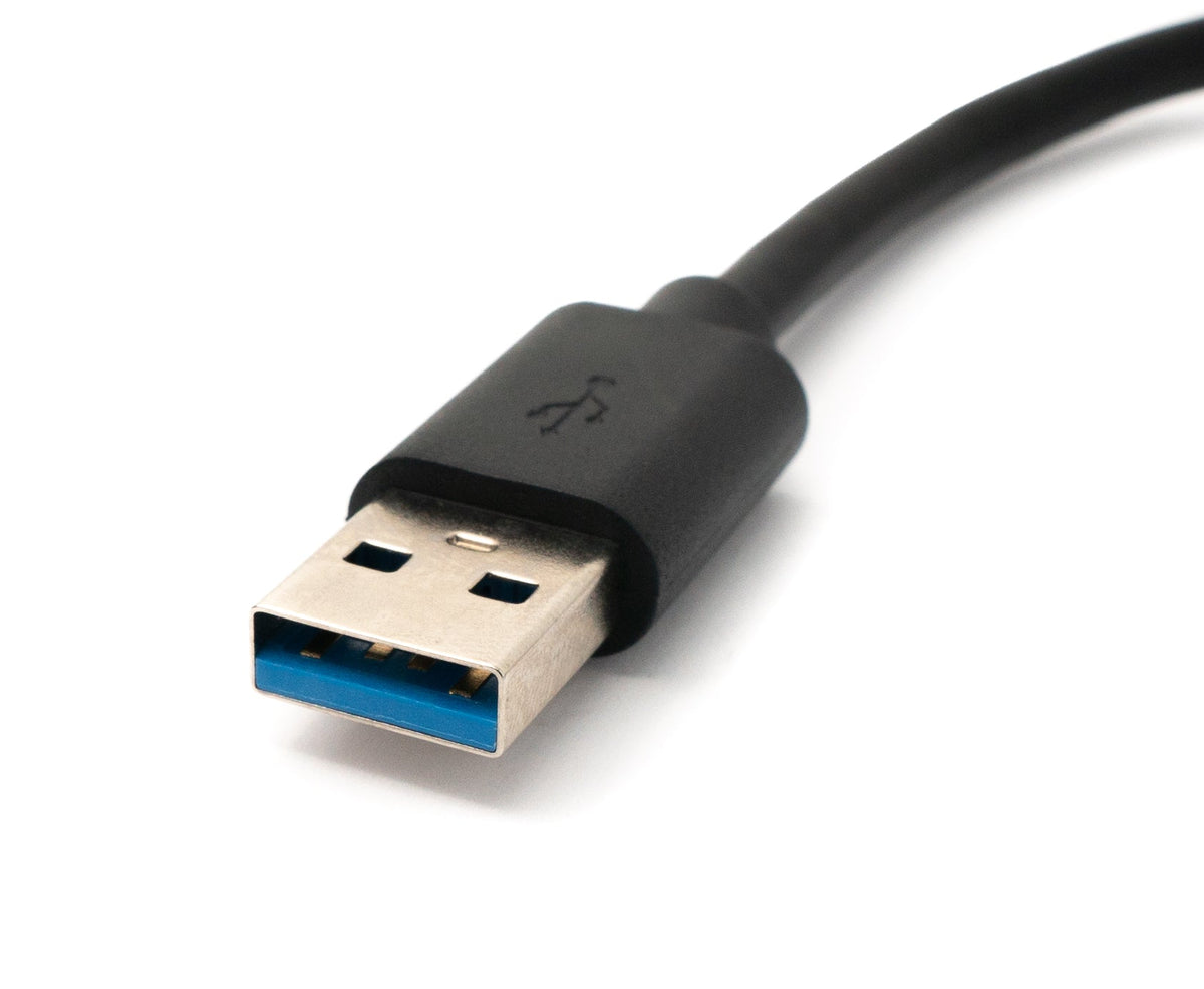 SYSTEM-S NVME Adapter M-key M.2 NGFF Female to USB 3.0 Type A SSD Cable in Black