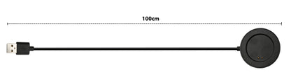 USB 2.0 Kabel 100 cm Ladestation für Realme T1 Smartwatch in Schwarz | System-S