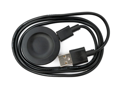 SYSTEM-S USB 2.0 Cable 100 cm Charging Station for Huawei Watch GT3 42/46mm Smartwatch Black