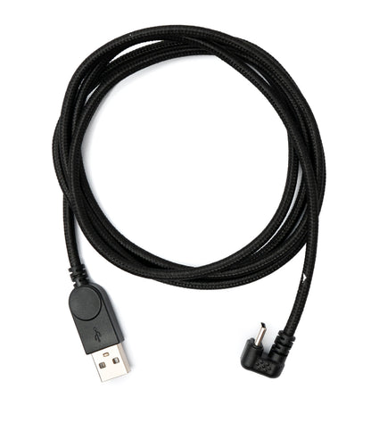 USB 3.1 U Turn 180° Kabel 150 cm Typ C Stecker zu 2.0 Typ A Stecker geflochten | System-S