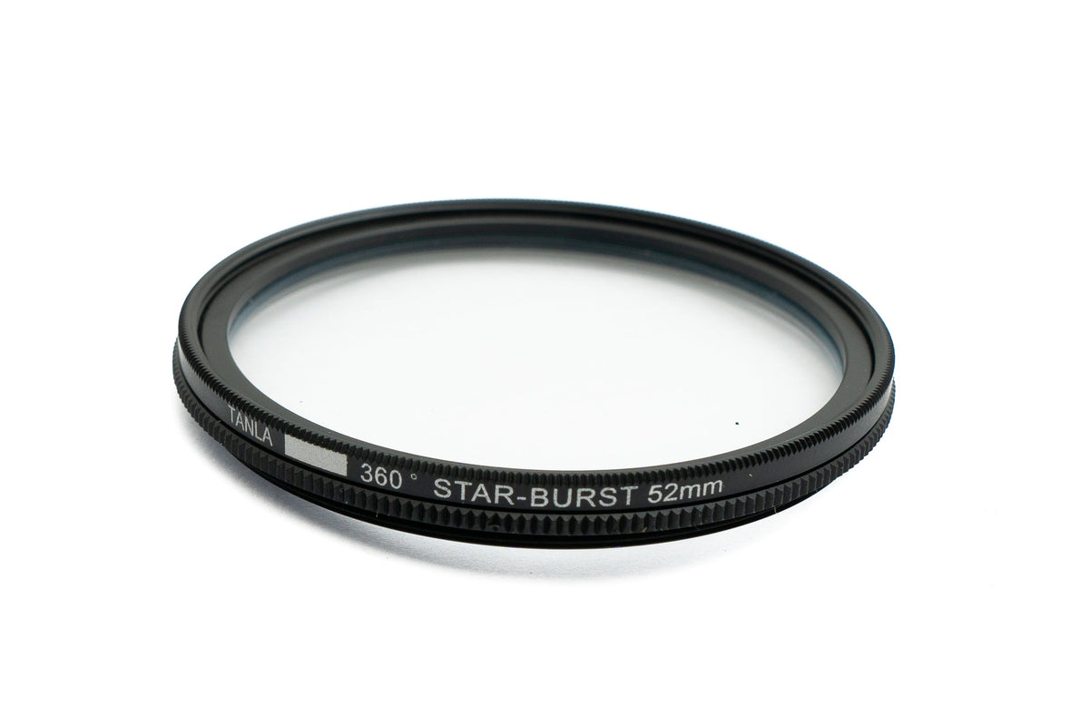 Star Burst Filter 52 mm 360° Cross Flare Linse für Smartphone Fotografie in Schwarz | System-S