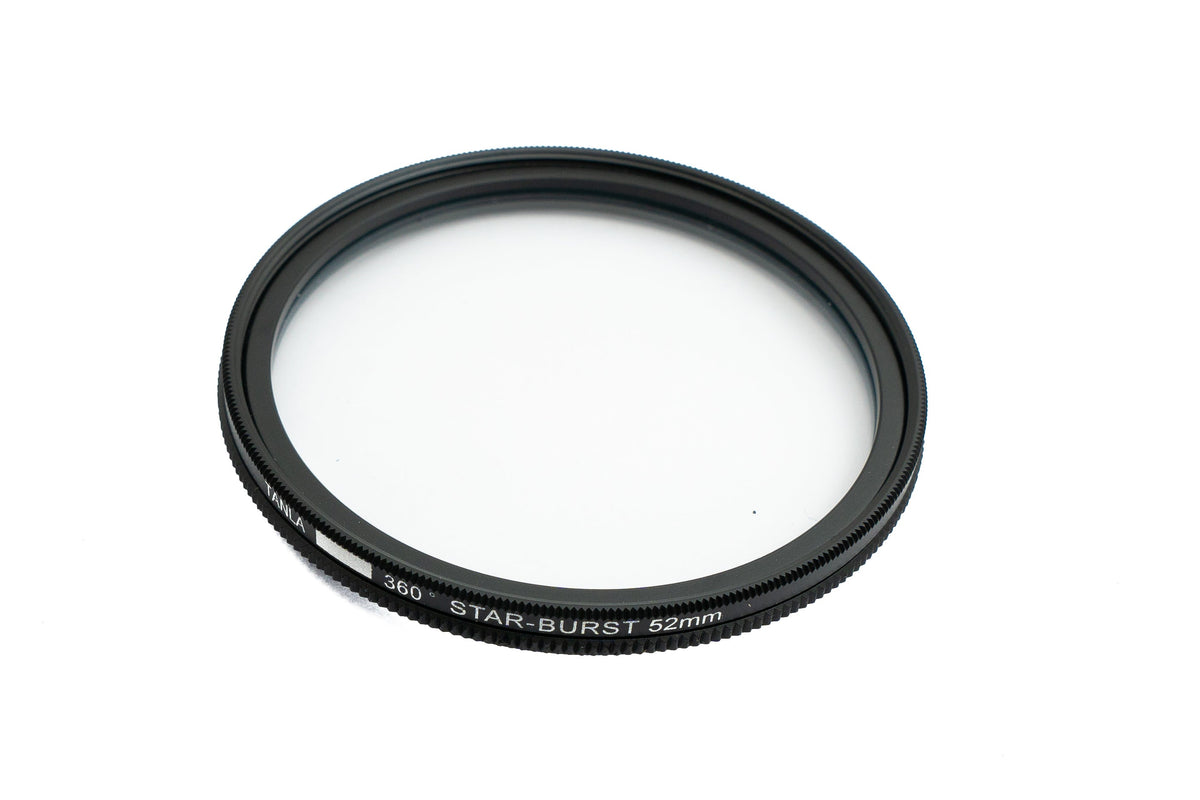 Star Burst Filter 52 mm 360° Cross Flare Linse für Smartphone Fotografie in Schwarz | System-S
