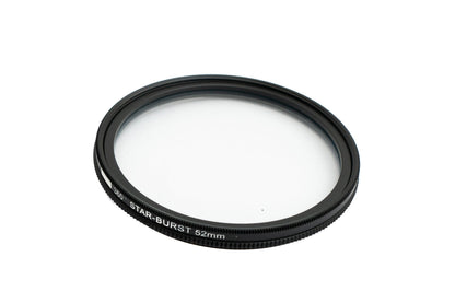 Star Burst Filter 52 mm 360° Cross Flare Linse für Smartphone Fotografie in Schwarz | System-S