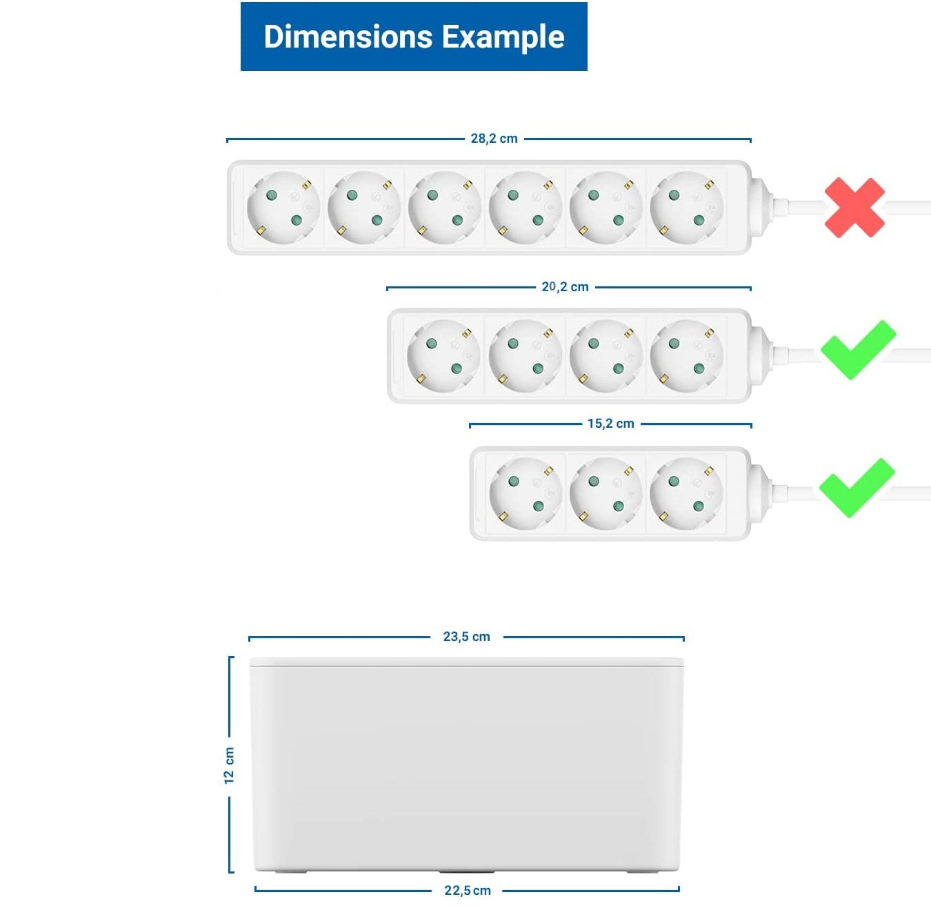 Kabel-Management-Box, Kabel-Organizer