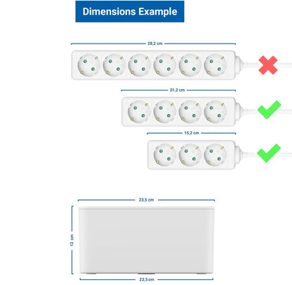 Kabel-Management-Box, Kabel-Organizer