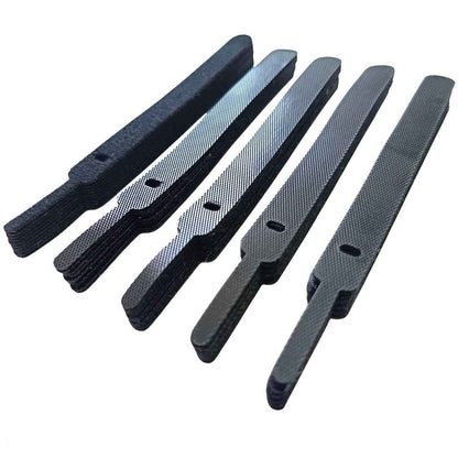 50x Klett Kabelbinder Klettbinder Klettband Klettverschluss Schlaufenband Kabel - DREIKS