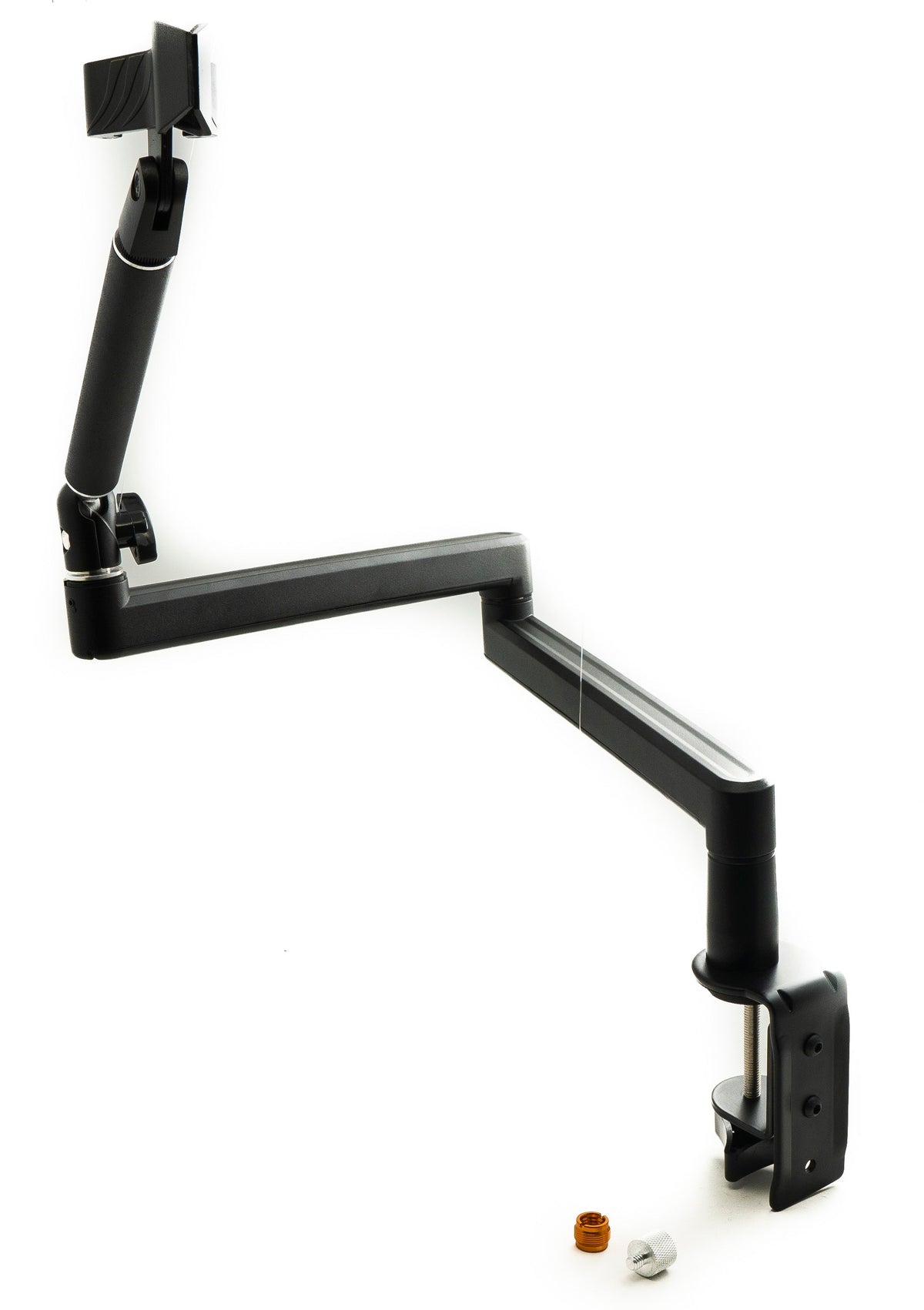 SYSTEM-S microphone holding arm table mount 360° swivel 180° tilt 3 joints