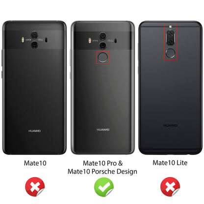 NALIA Handyhülle kompatibel mit Huawei Mate 10 Pro, Ultra-Slim TPU Silikon Case Cover Hülle Crystal Clear Schutzhülle Dünn Durchsichtig, Backcover Etui Handy-Tasche Transparent, Phone Schutz Bumper