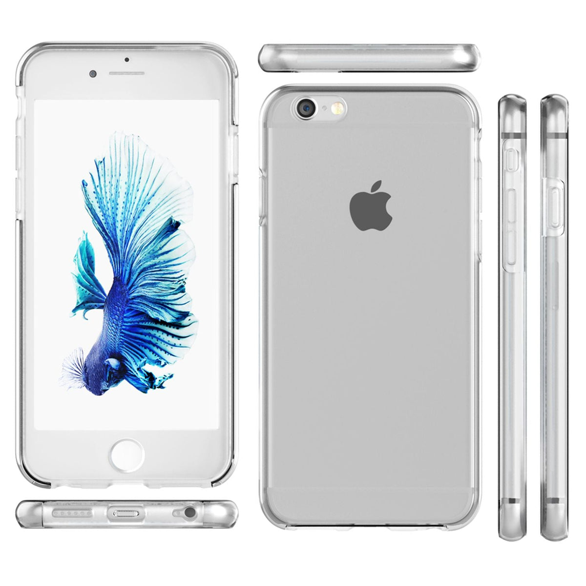 NALIA 360° Hülle für iPhone 6 / 6s – Vorne & Hinten Schutz – 360GUARD (Full-Body Case) – Marke aus Berlin