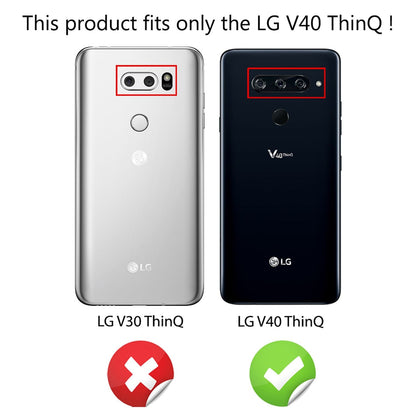 NALIA Schutzglas kompatibel mit LG V40 ThinQ, 9H Full-Cover Display Schutz Glas-Folie, Dünne Handy Schutzfolie Bildschirm-Abdeckung, Schutz-Film Clear HD Screen Protector - Transparent (schwarz)