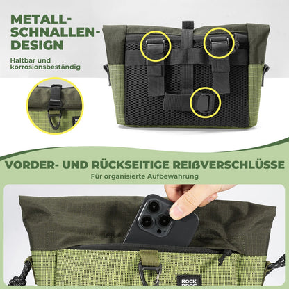 Lenkertasche für Flatrad und Brompton 1,8-2,7 L