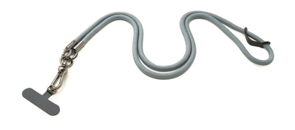 SYSTEM-S shoulder strap neck strap for smartphone case made of nylon in grey